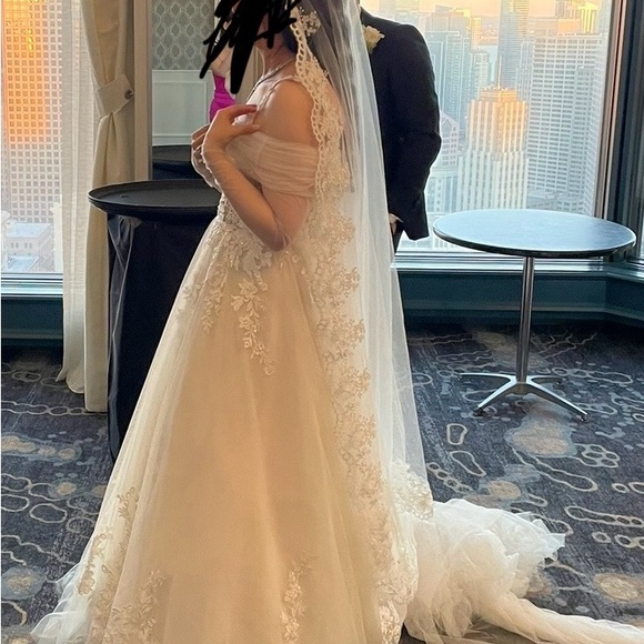 Wedding Dress Size US 8 UK 12 - Picture 7 of 9